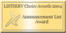 Announcement List Award
