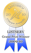 LISTSERV Choice Awards 2010 Winner
