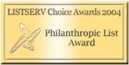 Philanthropic List Award