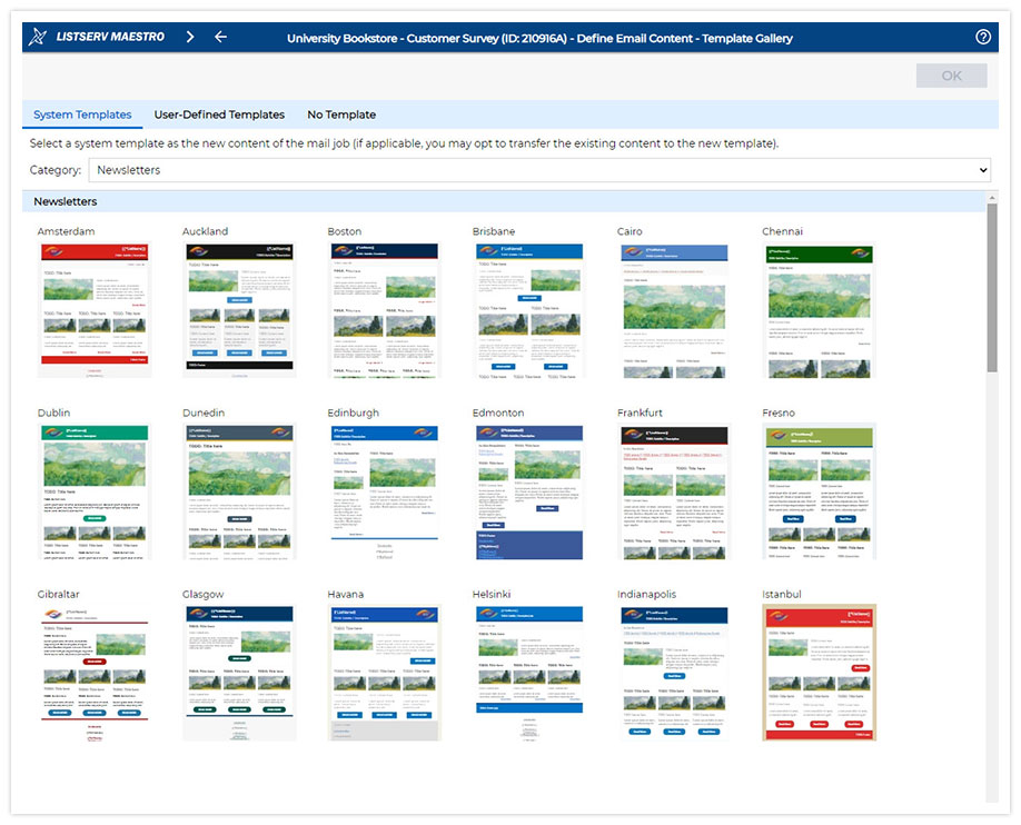 LISTSERV Maestro Newsletter Templates LISTSERV Maestro Newsletter Templates