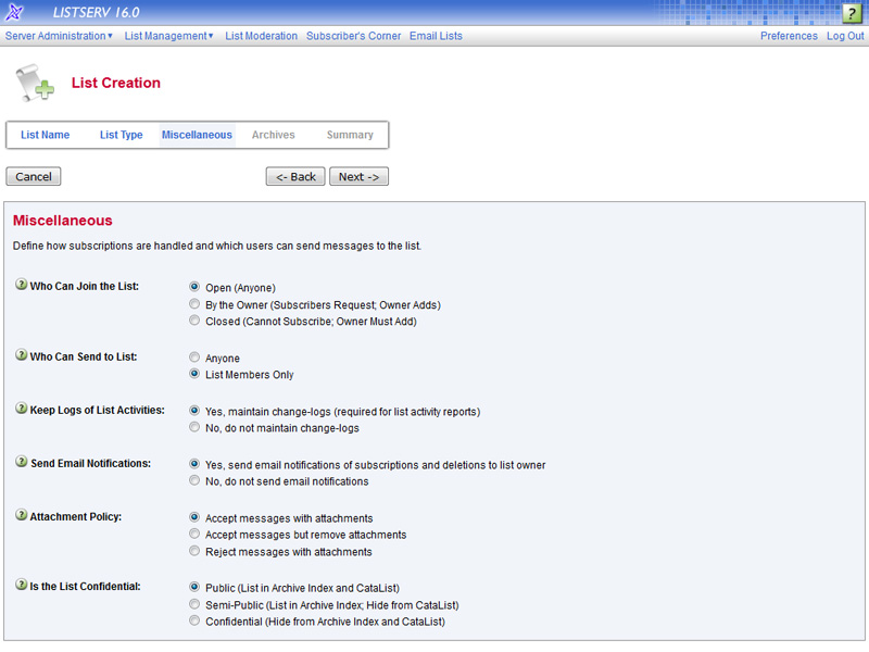 LISTSERV Email List Management Software
