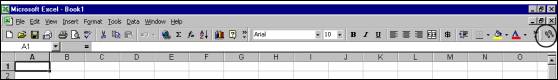 Excel tool bar