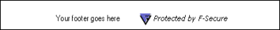 Maestro footer branding