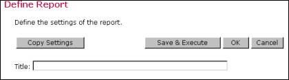 Define reoprt screen shot