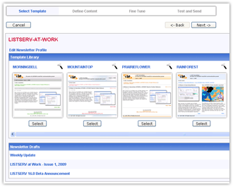 LISTSERV Newsletter Template System