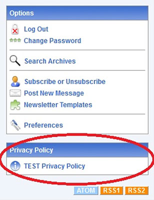 Sample Privacy Policy
