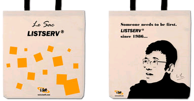 Exclusive LISTSERV Tote Bags