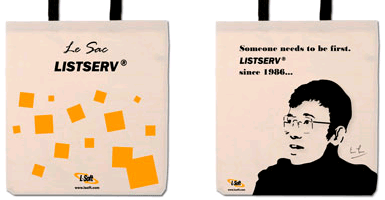 Exclusive LISTSERV Tote Bags Exclusive LISTSERV Tote Bags