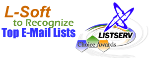 L-Soft to Recognize Top E-Mail Lists