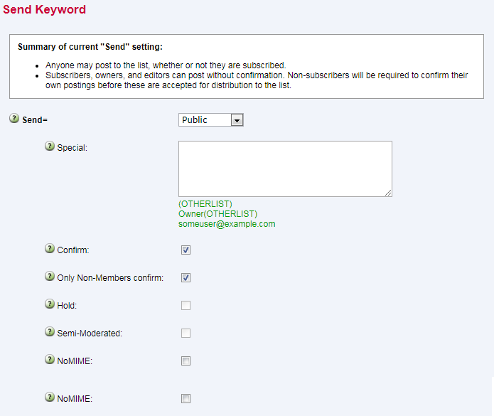 Discussion Group Setup