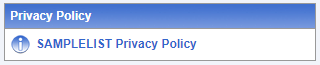 Privacy Policy